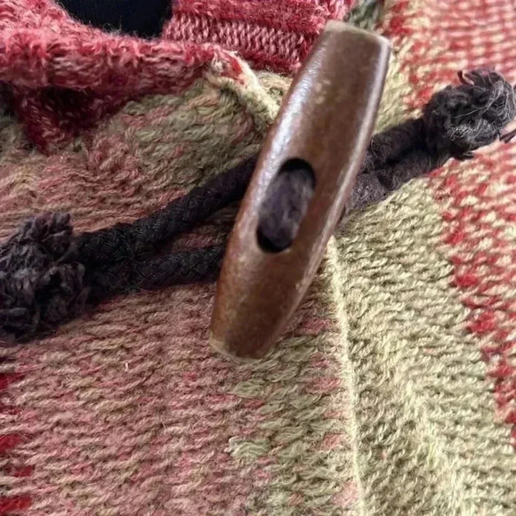 Anthropologie Sparrow Variegate Lambswool Sweater Hoodie Cardigan Jacket… - Picture 6 of 8